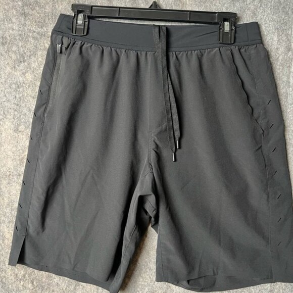 Ten Thousand Interval Short Mens Size Medium 9" Black Lined athletic shorts - Picture 2 of 6